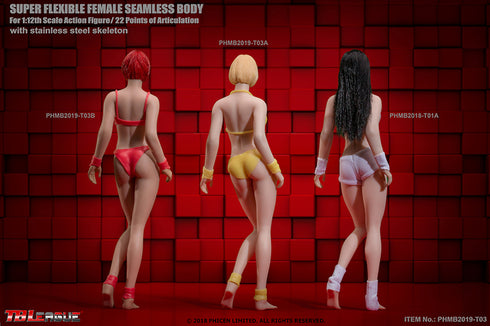 Phicen TBLeague T03A Pale, Medium Bust Female Seamless 1/12 Action Figure